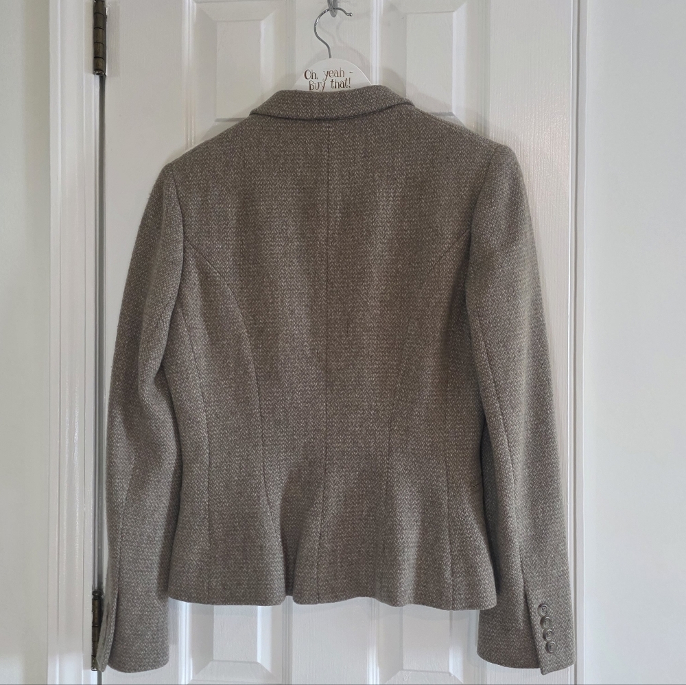 PRISTINE Ralph Lauren Black Label Beige Tan Wool Blend Blazer Size Small - Picture 4 of 10